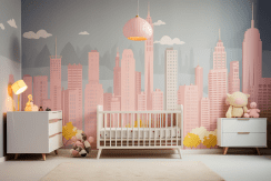 детска тапета градови