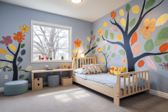 детска тапета дрво
