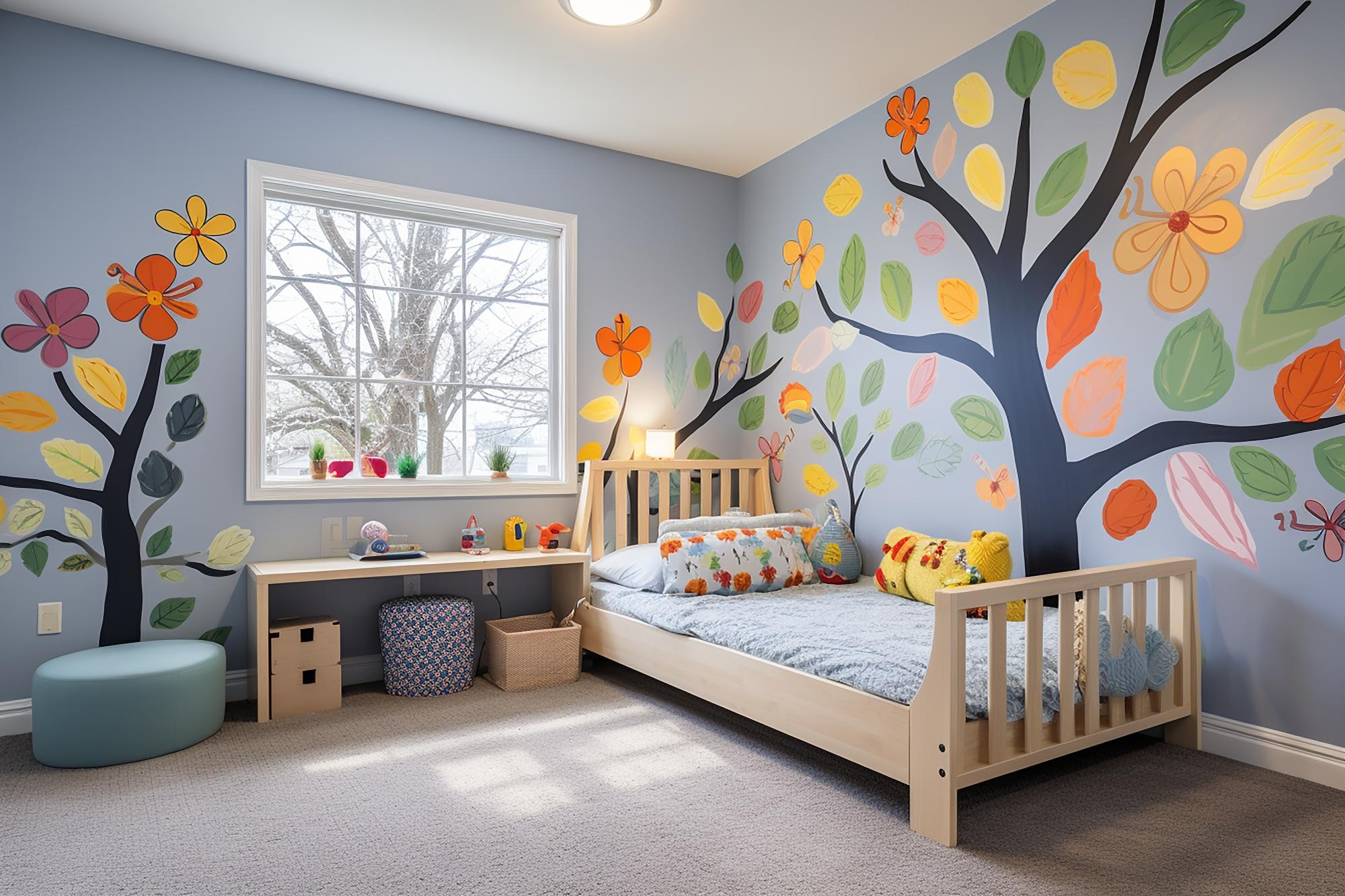 детска тапета дрво