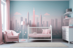 детска тапета градови