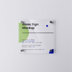 Брендирање на канцеларии- Лого од плексиглас