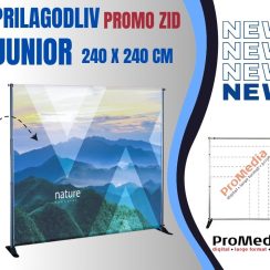 Промотивен зид со церада